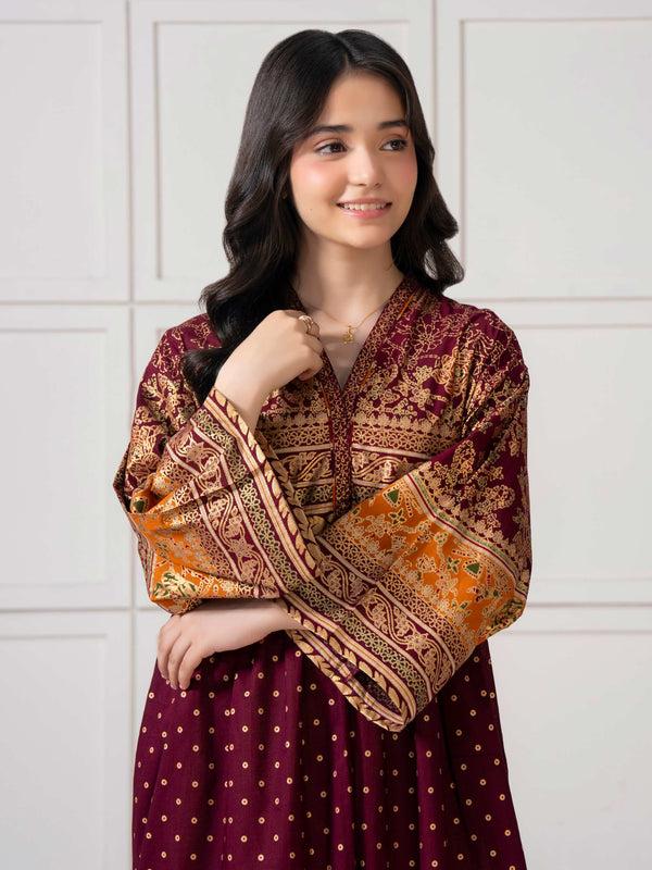 Limelight Lawn Frock-Paste Print