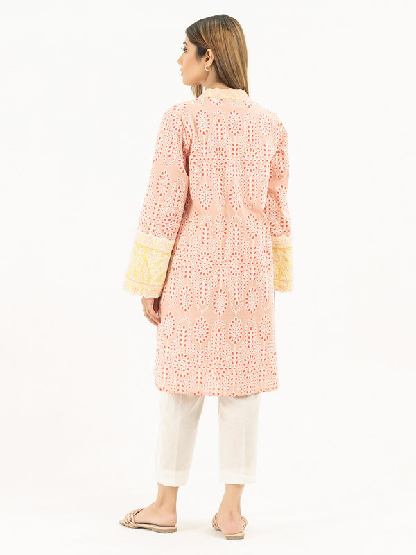 Limelight Lawn Shirt-Embossed Embroidered (Pret)