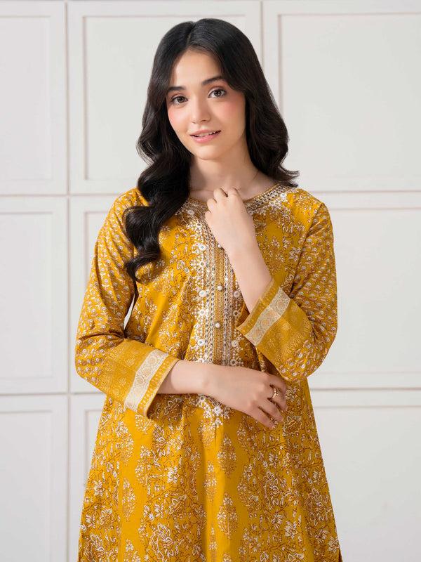 Limelight Lawn Shirt-Paste Print