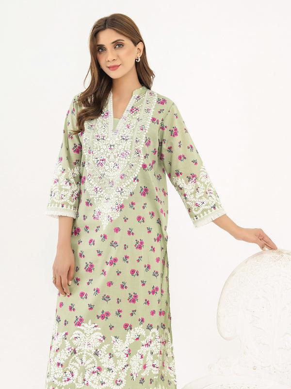 Limelight Lawn Shirt-Paste Print(Pret)