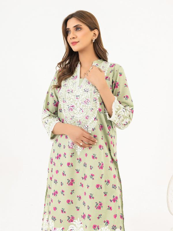 Limelight Lawn Shirt-Paste Print(Pret)