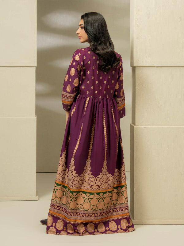 Limelight Lawn Shirt-Paste Print (Pret) Maroon