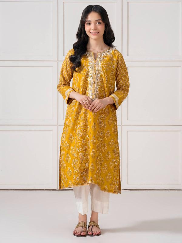 limelight Lawn Shirt-Paste Print