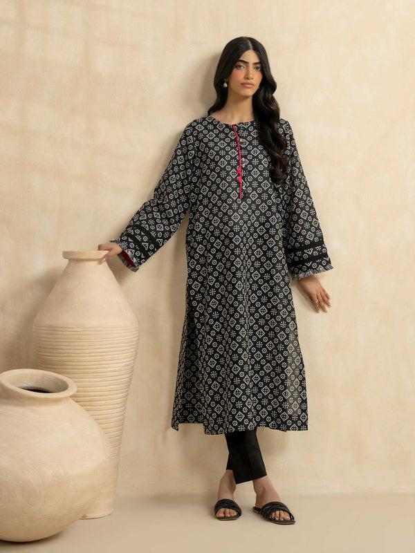 Limelight Lawn Shirt-Printed (Pret) Black