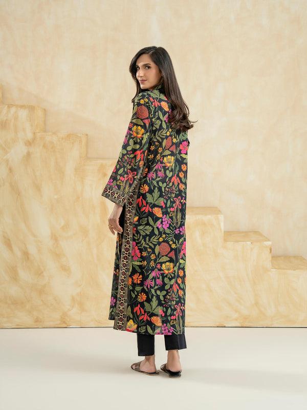 Limelight Lawn Shirt-Printed (Pret) Black