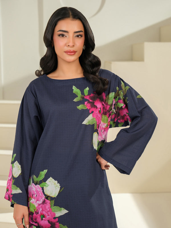 Limelight Lawn Shirt-Printed (Unstitched) Blue