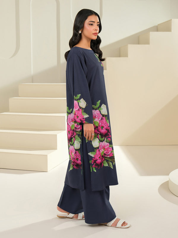 Limelight Lawn Shirt-Printed (Unstitched) Blue