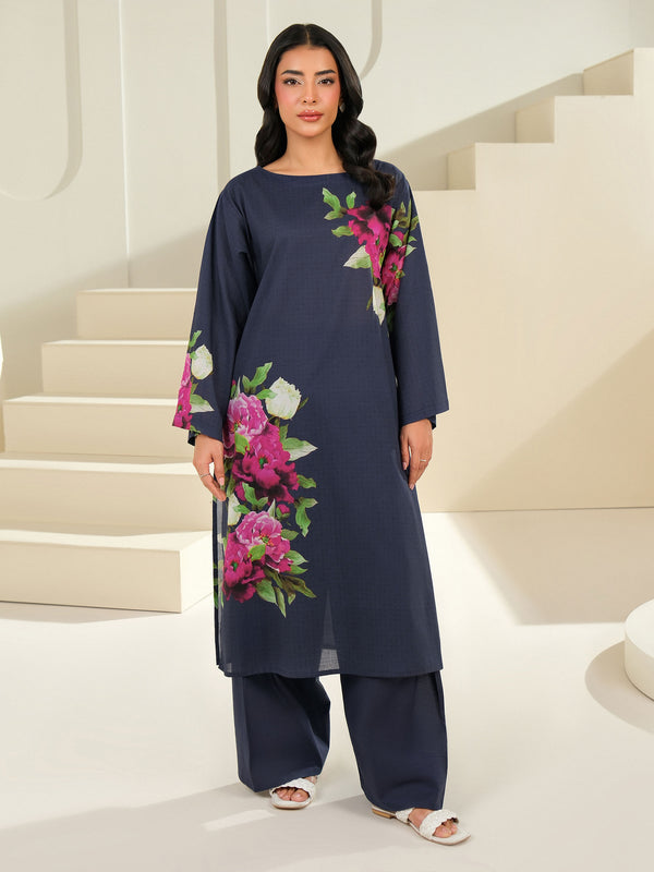 limelight Lawn Shirt-Printed (Unstitched) Blue