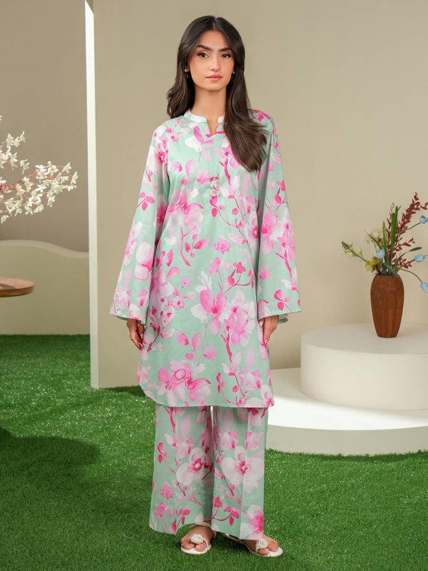 Limelight Lawn Shirt-Printed (Unstitched) Green