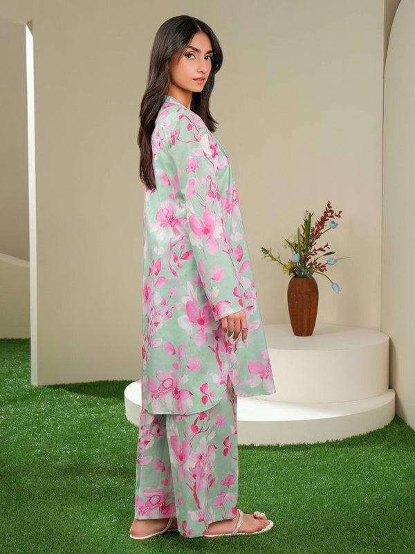 Limelight Lawn Shirt-Printed (Unstitched) Green