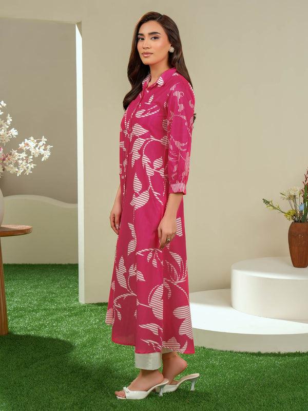 Limelight Lawn Shirt-Printed (Unstitched) Pink
