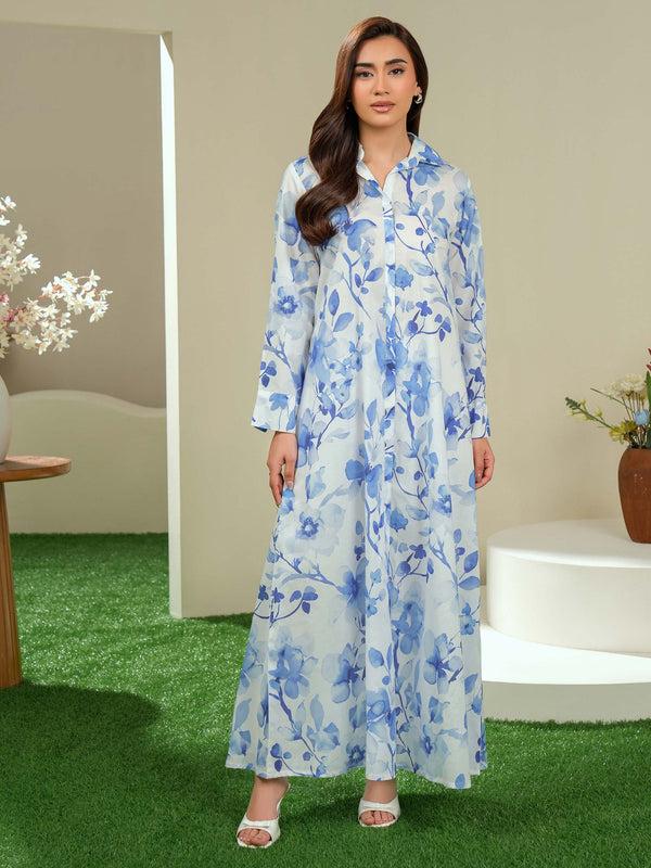 limelight Lawn Shirt-Printed (Unstitched) White