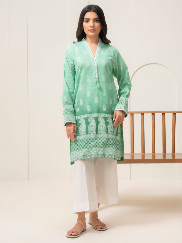 limelight Lawn Top-Emboss Print (Pret)