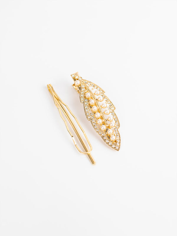 Limelight Leaf Hair Clip Set