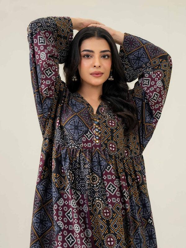 Limelight Linen Dress-Printed (Pret)