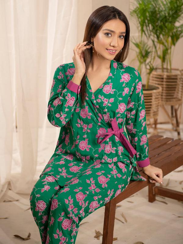 Limelight Linen Shirt-Embossed (Unstitched)