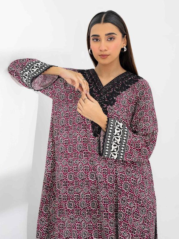 Limelight Linen Shirt-Embroidered (Pret)