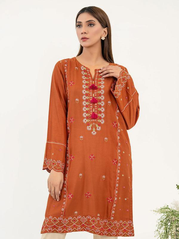 limelight Linen Shirt-Embroidered (Pret)