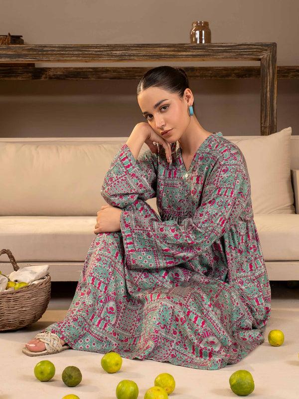 Limelight Linen Shirt-Printed (Unstitched)