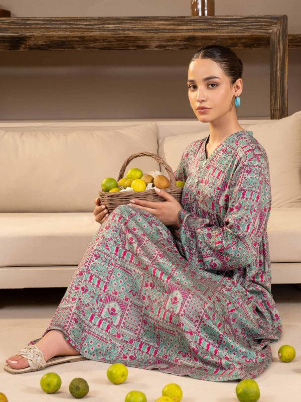 Limelight Linen Shirt-Printed (Unstitched)