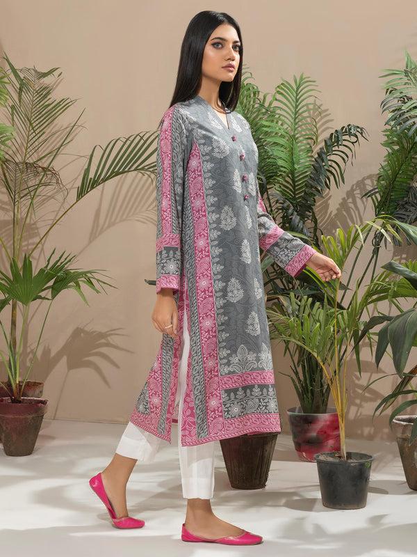 Limelight Linen Shirt-Printed (Unstitched)