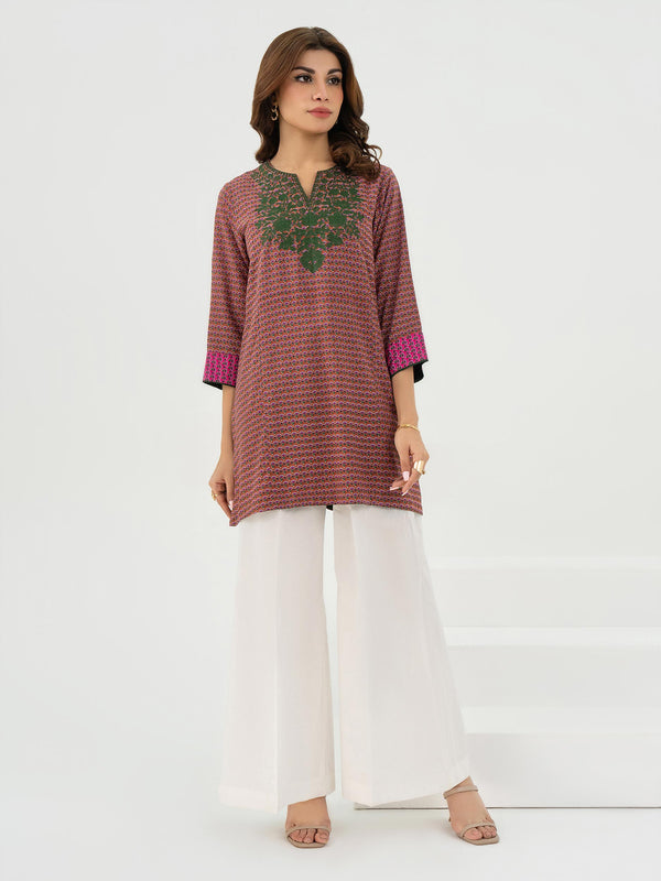 Limelight Linen Top-Embroidered (Pret)