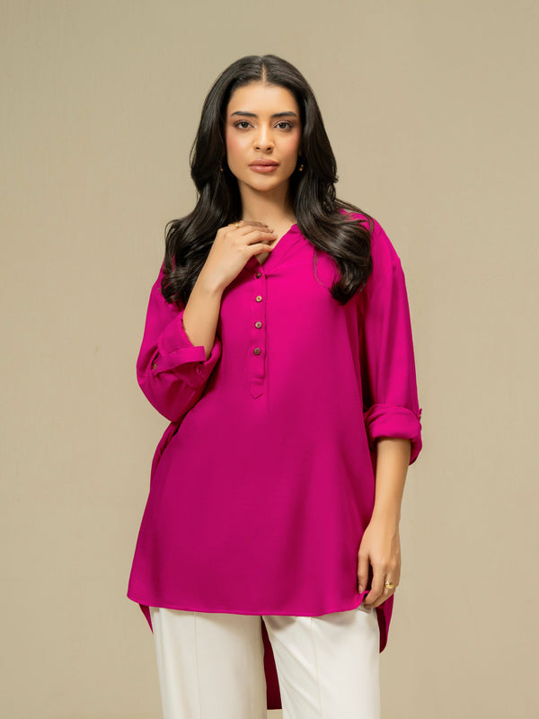 Limelight Marina Kurti-Dyed (Pret) Pink