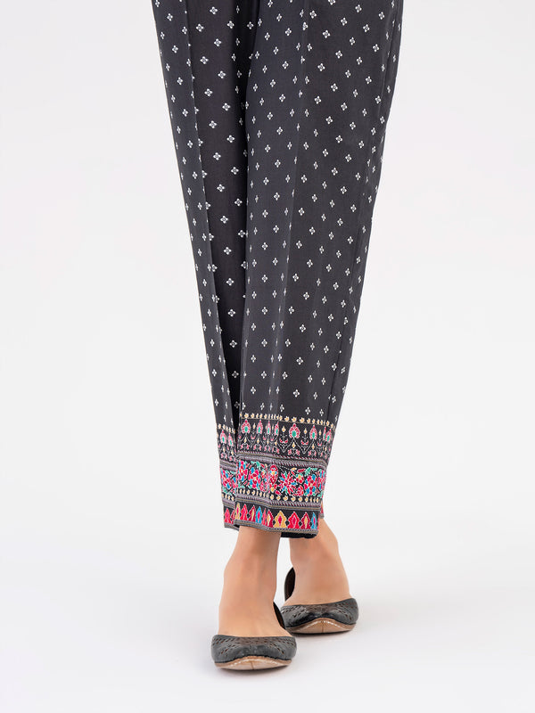 Limelight Paste Print Cambric Trouser(Pret)