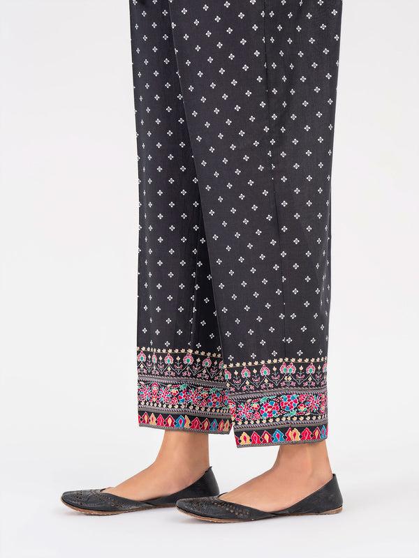 Limelight Paste Print Cambric Trouser(Pret)