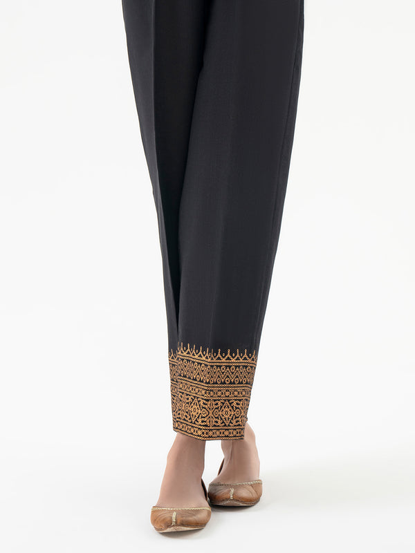 Limelight Paste Print Khaddar Trouser (Pret)