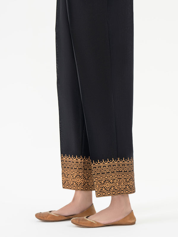 Limelight Paste Print Khaddar Trouser (Pret)