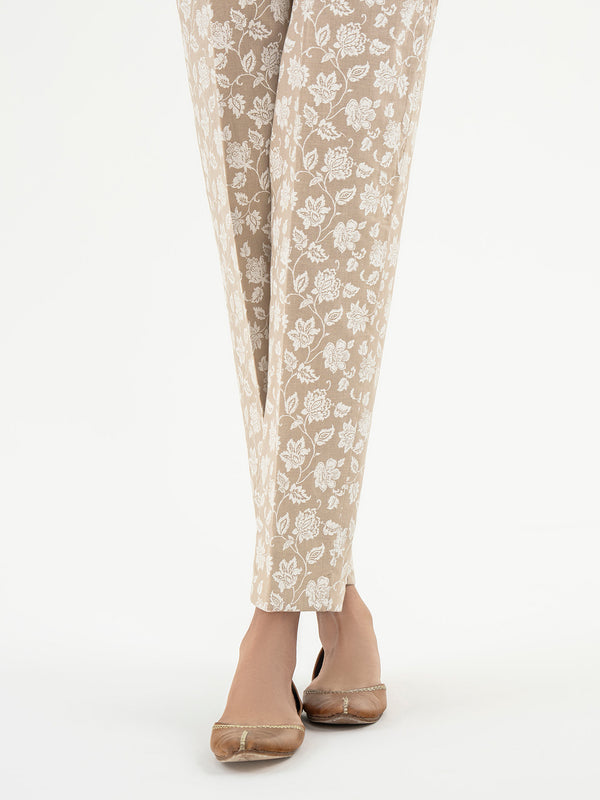 Limelight Paste Print Khaddar Trouser (Pret)