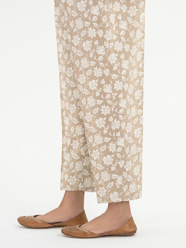Limelight Paste Print Khaddar Trouser (Pret)