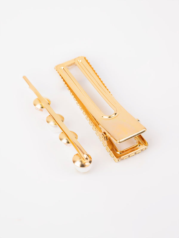 Limelight Pear Embellished Hair Clips