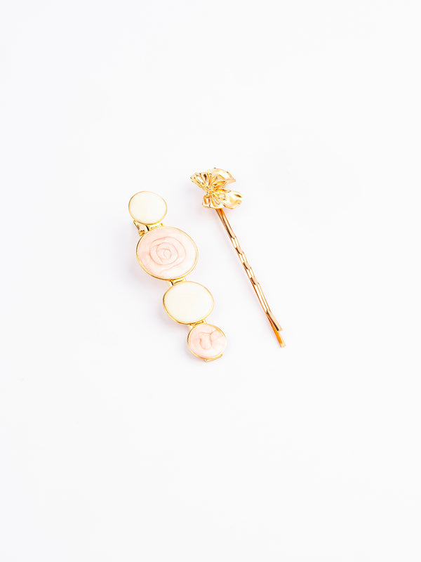 Limelight Pearl Embellished Hair Clip Set