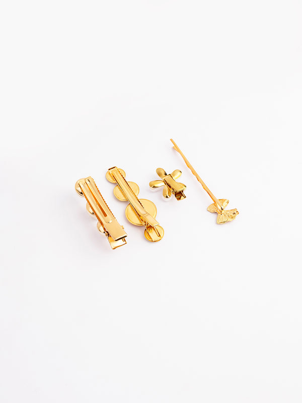 Limelight Pearl Embellished Hair Clip Set