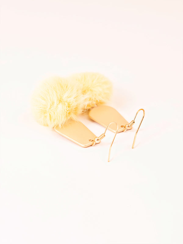 Limelight Pompom Drop Earrings