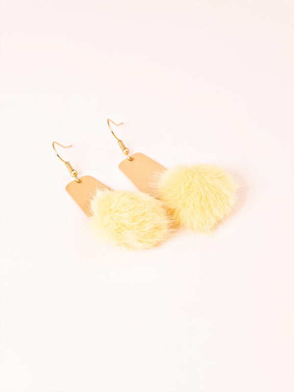 limelight Pompom Drop Earrings