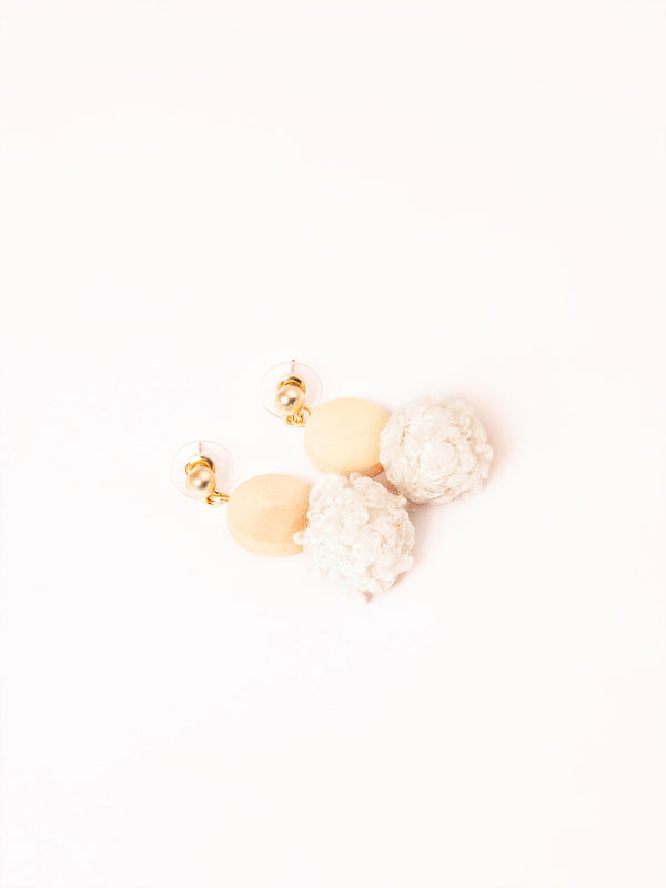 limelight Pompom Drop Earrings