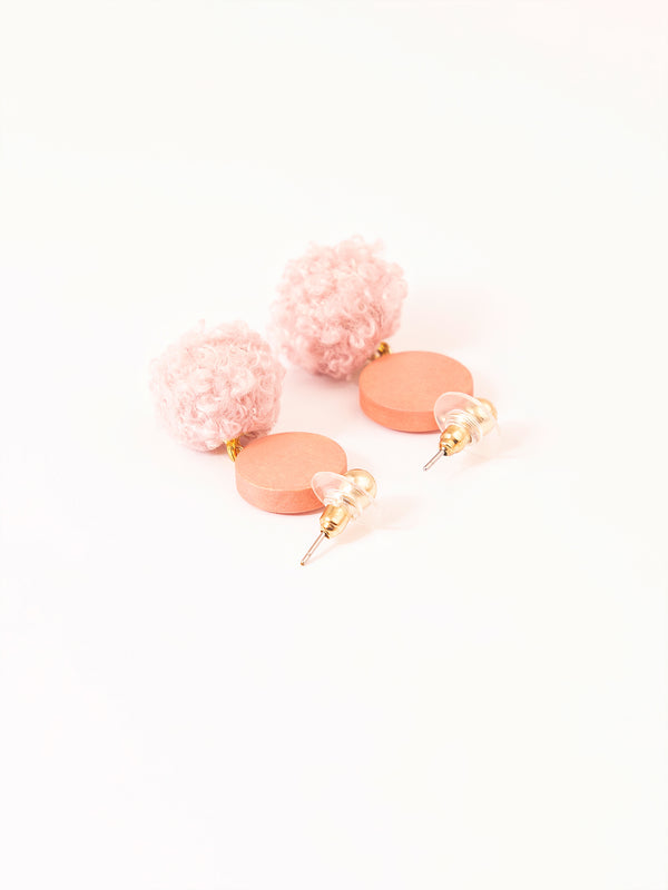 Limelight Pompom Drop Earrings