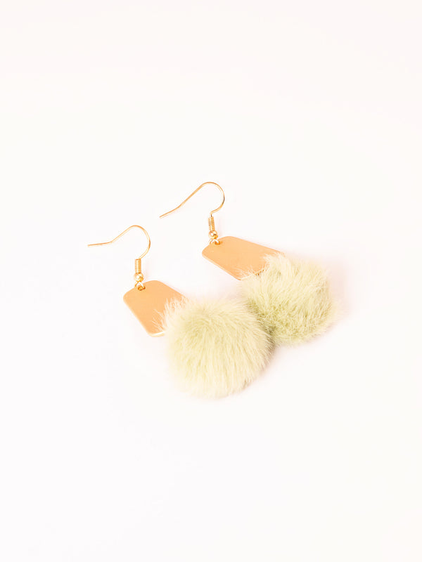 limelight Pompom Drop Earrings