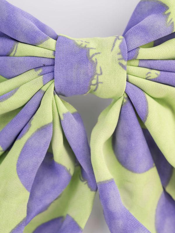 Limelight Printed Bow Hair Clip