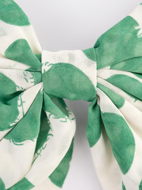 Limelight Printed Bow Hair Clip