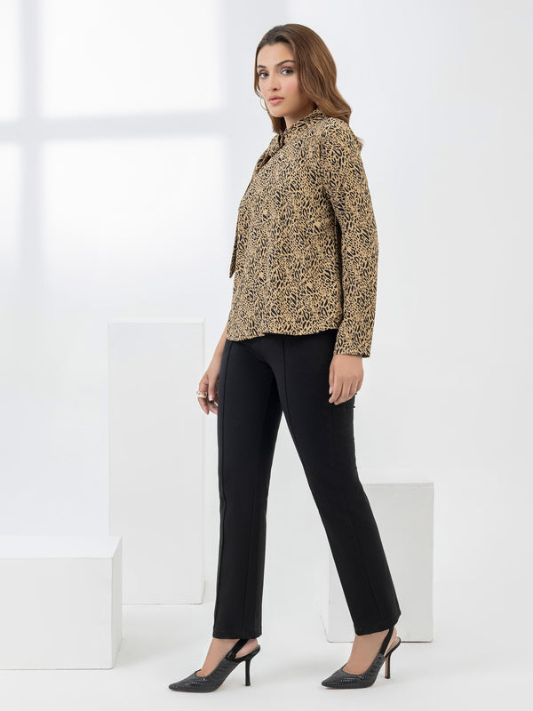 Limelight Printed Georgette Top