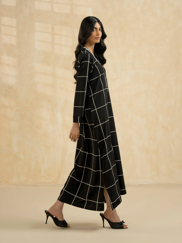 Limelight Printed Grip Dress Black