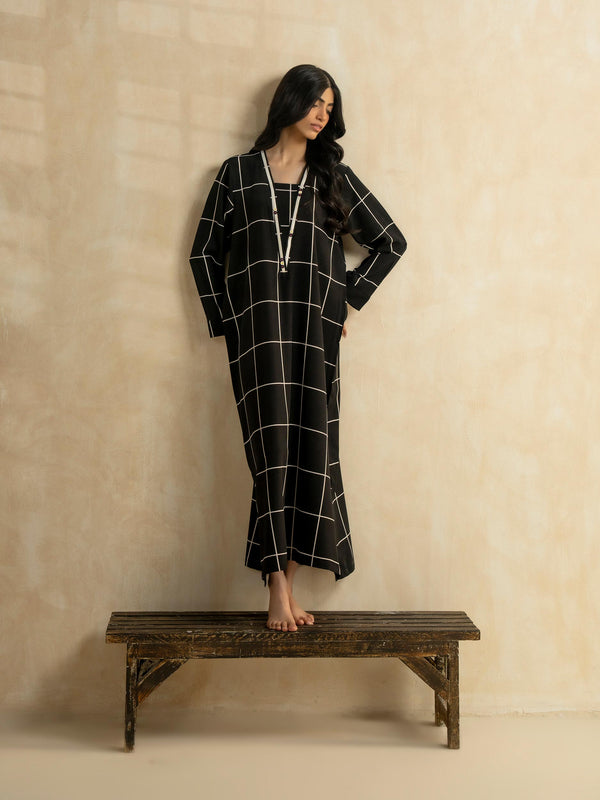 limelight Printed Grip Dress Black