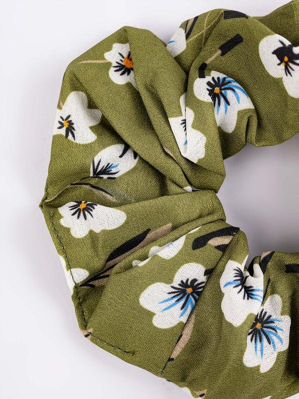 Limelight Printed Hair Scrunchie