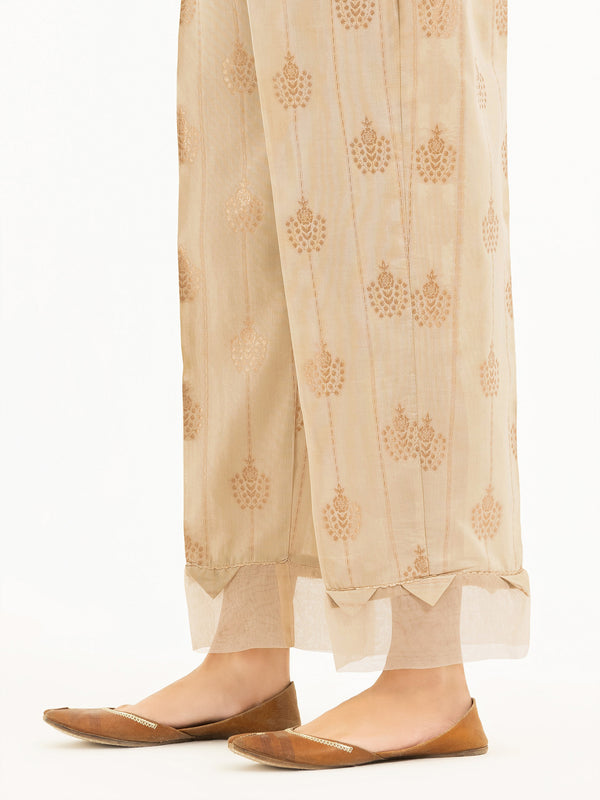 Limelight Printed Jacquard Trousers(Pret)