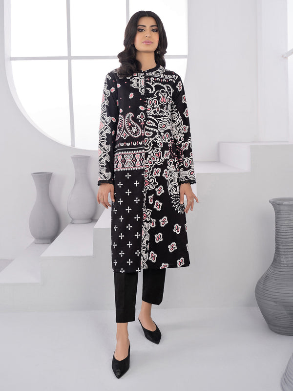 limelight Printed Khaddar Shirt