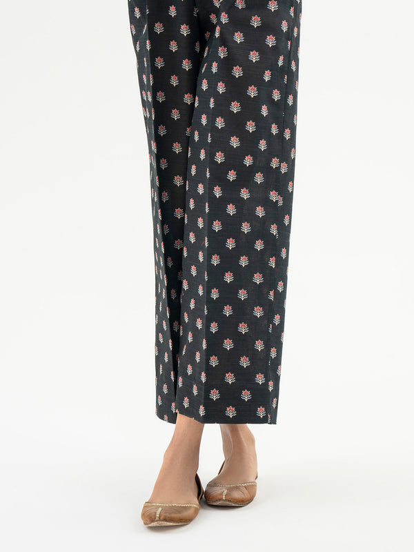 Limelight Printed Khaddar Trouser (Pret)